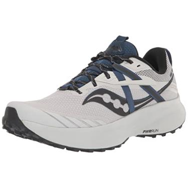 Imagem de Saucony Tênis masculino Ride 15 Tr, Nevoeiro/Crepúsculo, 46