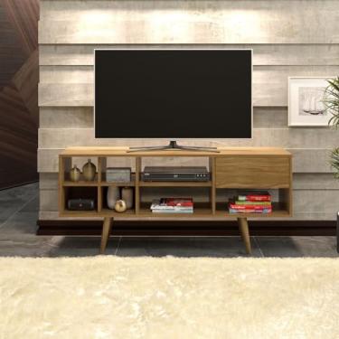 Imagem de Rack para TV até 42" 1 Gaveta 136x59,5cm Pés Palito