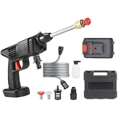 Imagem de Máquina de lavar carro Artefato de lavagem de carro Limpeza doméstica Pistola de água portátil sem fio de alta pressão Pistola de água para irrigação de jardim 48V, 96V, bateria 48HV