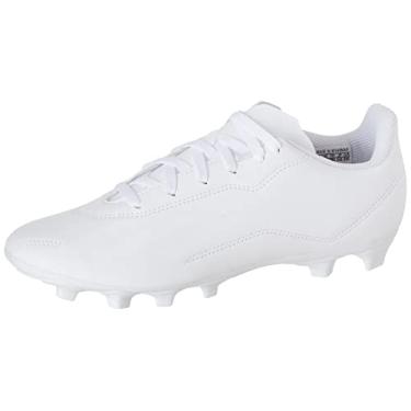 Imagem de adidas Tênis de futebol unissex infantil X Speedportal.4 Flexível (Branco/Zero Metálico/Preto, Sistema de Tamanho de Calçado dos EUA, Criança Pequena, Numérico, Médio, 2), Branco/Zero Metálico/Preto