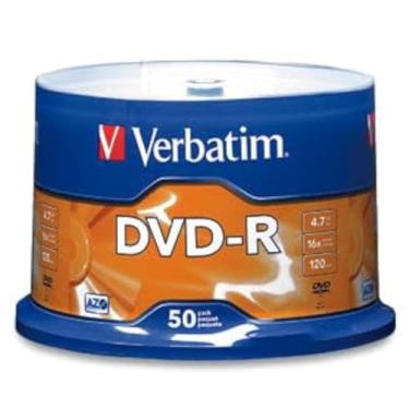 Imagem de Mídia gravável DVD-r literalmente, com eixo, 4,7 GB/120 minutos, pacote de 50