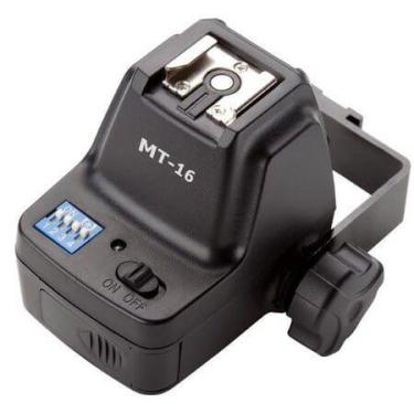 Imagem de Receptor Rádio Flash MTR-16 Speedlite Universal com Suporte Guarda-Chu