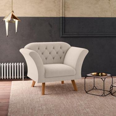 Imagem de Poltrona Decorativa Roseira Inca Areia