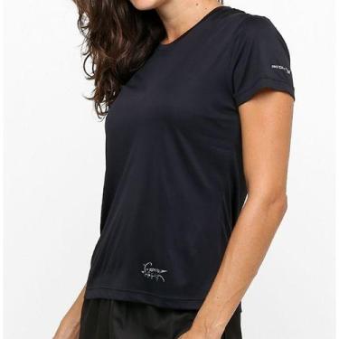 Imagem de Camiseta Manga Curta Interlock UV 50 Speedo Feminina 71337Q, M, Preto