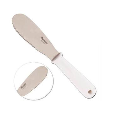 Imagem de Espatula de inox gourmet 19 cm - WESTERN Espátula Talheres Louça Cozin