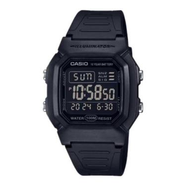 Imagem de Relógio casio masculino digital negativo w-800h-1bvdf