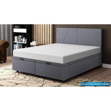 Imagem de Base Cama Baú Queen Size material sintético - SkyBox - SKYBOX BOX E BA