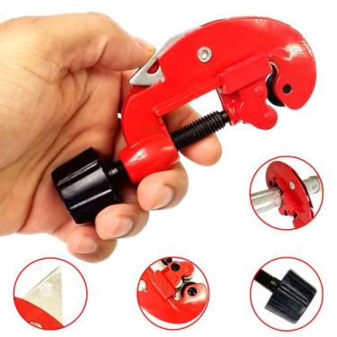 Imagem de Cortador De Cano Alumínio Cobre Metal Tubo Pvc 3mm A 28mm - IDEIAPRO