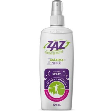 Imagem de Repelente de Insetos Zaz 130 ML Maxima Proteçao Spray