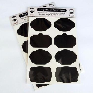 Imagem de Etiqueta Quadro Negro em Vinil para Porta Temperos - Micro Oficina