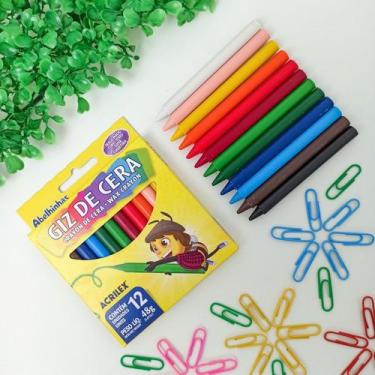 Imagem de Giz de Cera 12 Cores - Acrilex
