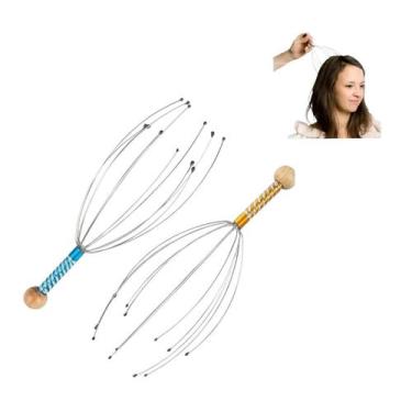 Imagem de Kit 2 Massageadores Capilar Coçador De Cabeça Cafune - Coisaria