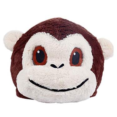 Imagem de MatGui Macaco de pelúcia chapéu de animal máscara de Halloween macaco mascote fantasia, Macaco, G
