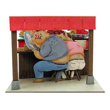 Imagem de Sankei MP07-56 Studio Ghibli Mini Spirited Away Parents, Become a Pig, Non-Scale Paper Craft