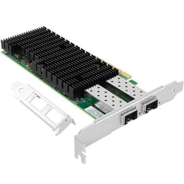 Imagem de Adaptador LAN Ethernet de 25 Gigabit com duas portas SFP28 com controlador Intel XXV710BM2, placa de rede PCI Express x8, compatível com Intel XXV710-DA2