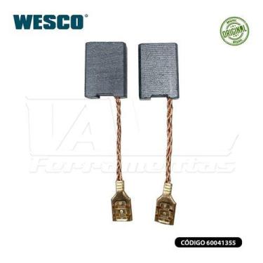Imagem de Par De Escovas De Carvão Para Politriz Wesco Ws4501 / Ws4501u