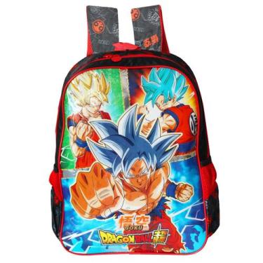 Imagem de Mochila Escolar De Alças Dragon Ball Z Anime Infantil Super - Clio, Mo