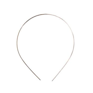 Imagem de Tiara Arco Metal Acessório de cabelo Bronze Liso 14cm - Blook