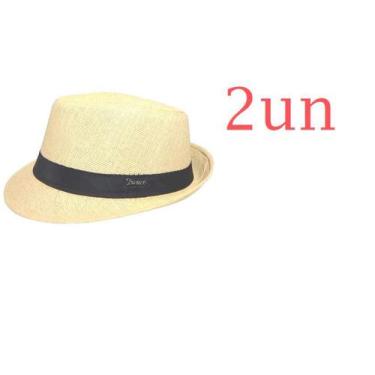 Imagem de Chapéu panama bege aba curta feminino/ masculino-2un - Lynx produções