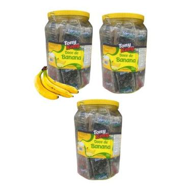 Imagem de Doce de Banana de 1,020kg c/ 3 Potes c/ 20 un Tony Kelly