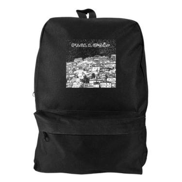 Imagem de Mochila Bolsa Masculina Basica Escolar Pega a Visão Estampado Favela -