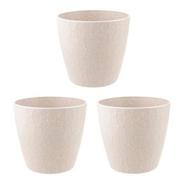 Imagem de 3 un Vaso plantas colmeia decorativo flores G BEGE - EVO