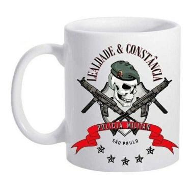 Imagem de Caneca Militar Policia Exercito Logo Policial Boinas Pretas - Alabama 