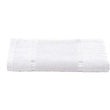 Imagem de Toalha Velour Bella Pra Bordar Banho cor Branca  - BUETTNER