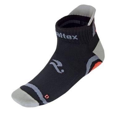 Imagem de Meia De Corrida Cano Curto 0342 Realtex, 39/43, Preto
