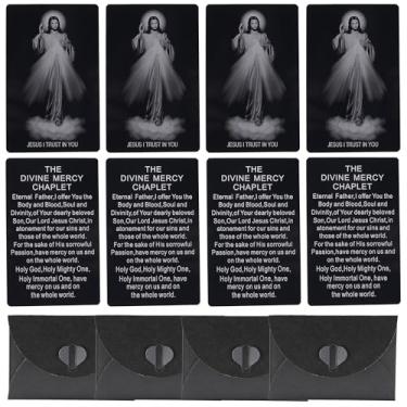 Imagem de FAYERXL Cartas sagradas dos santos padroeiros, escrituras cristãs católicas religiosas, versículo bíblico, cartas de oração, primeira comunhão/confirmação/pequenos grupos de estudo da Bíblia/reunião,