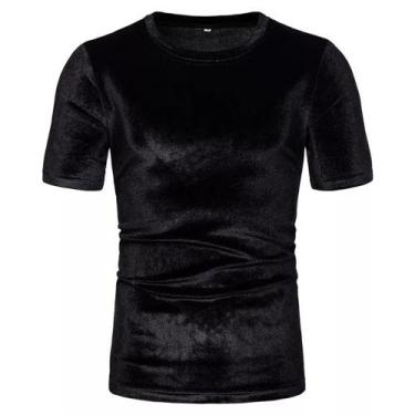 Imagem de Camiseta Veludo Slim - DBS, Preto, G