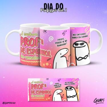 Imagem de Caneca flork dia dos professores professora de espanhol - LiveSub