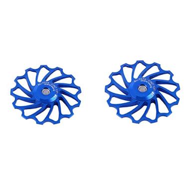 Imagem de Rolo Guia do Desviador Traseiro da Bicicleta, Polias Leves de Liga de Alumínio, Rolamentos de Esferas Lisos, 7/8/9/10 Velocidades, 2 Peças de Rolamentos Cerâmicos (13T)