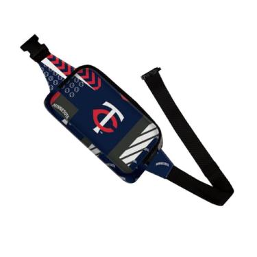 Imagem de Pochete Minnesota Twins TM1872 para adultos (série Street) eleve seu estilo com esta bolsa de cinto moderna - ideal para entusiastas de esportes. Bolsa de cintura perfeita, Multi