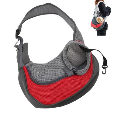 Imagem de Bolsa Canguru Cao Gato Cachorro Pet Animal de Estimaçao Mochila Carregador Pequeno Porte Transporte Seguro Ombro Costas Caminhada Passeio Viagem