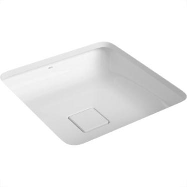 Imagem de Cuba Embutir Quadrada Deca Louca 40Cm Branco L.31040.17