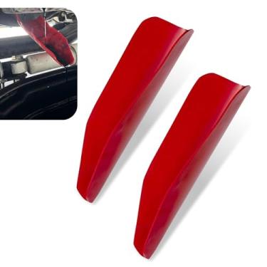 Imagem de Shakas Placa guia de óleo de 2 peças, ferramenta de troca de óleo flexível dobrável à prova de vazamento e derramamento, funil de enchimento reutilizável limpável de 37 x 17 cm, universal para a