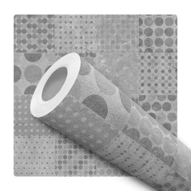 Imagem de Papel de Parede Adesivo Ondulado Branco Efeito 3D Gesso Moderno Quarto