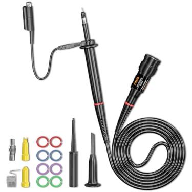 Imagem de Sonda de osciloscópio de alta tensão Goupchn P4250 100:1 2KV 250MHz Clipe de crocodilo jacaré Cabo de teste BNC com kit de acessórios