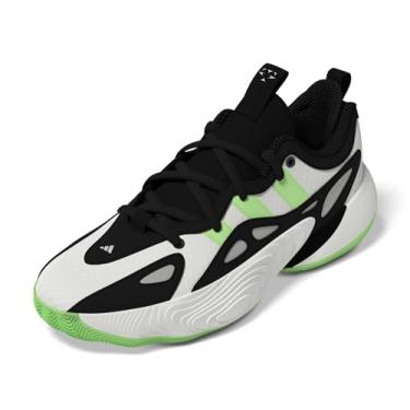 Imagem de adidas Tênis unissex Trae Young Unlimited 2 Low Trae, Branco nuvem, verde, brilhante, branco, 8.5 Women/7.5 Men