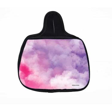 Imagem de Lixeira Para Carro Neoprene Lixo Car Personalizado Céu Rosa - Deluzz