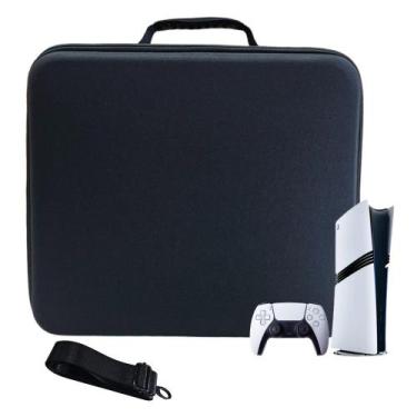 Imagem de Bolsa Mochila Transporte Para Playstation 5 Pro e Acessórios Preta - T