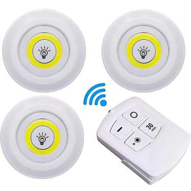 Imagem de Luminária Lâmpada Led Spot Sem Fio Portátil Controle Remoto - EFICIENT