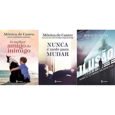 Imagem de Kit 3 Livros Monica Castro O Melhor Amigo Do Inimigo + Nunca