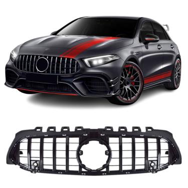 Imagem de Grade Frontal Mercedes Classe A AMG Black Piano W177 A35 A45