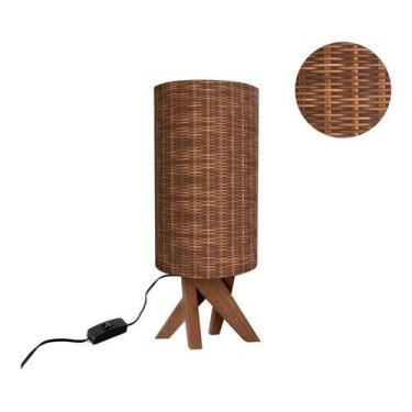 Imagem de Abajur Quarto Tecido Luminária Mesa Cabeceira Casal Cupula - A7home, r