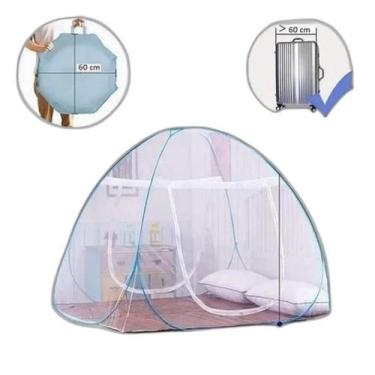 Imagem de Mosquiteiro Tenda Cama Casal Dobrável Pratico E Portátil - H2C