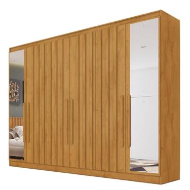 Imagem de Guarda Roupa Oxford 6 Portas 6 Gavt Espelhado MDF - MadeMarcs