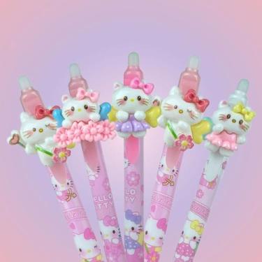 Imagem de Caneta Apagável em Gel Hello Kitty Sanrio Retrátil 0.5mm Modelo SORTID