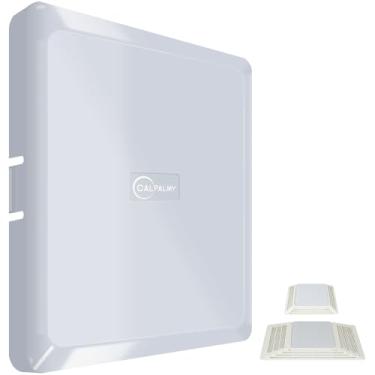 Imagem de CALPALMY Capa de lente para ventilador de ventilação de banheiro de substituição exata, compatível com Broan S97013662, S97014094, serve para modelos de lentes de ventilador de banheiro 655, 659, 695